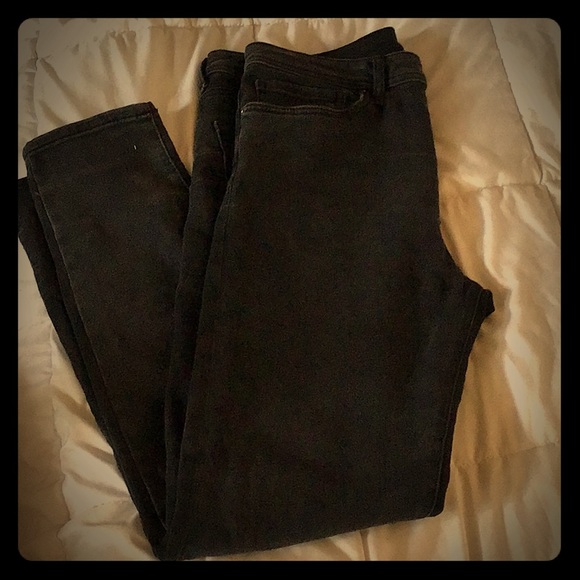 F21 Push Up Black Skinny Jeans sz 28 - Picture 1 of 2